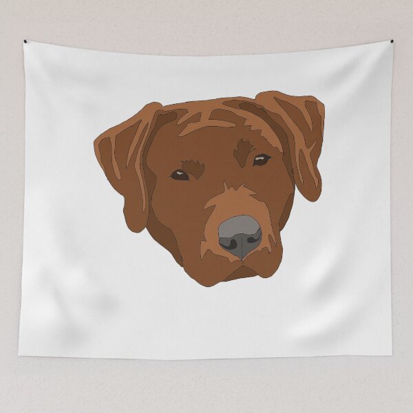 Item preview, Light red-brown Labrador retriever  designed and sold by LeahcarsArt.