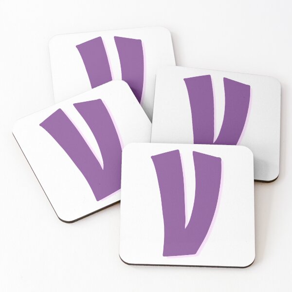 Item preview, Purple Graffiti Letter V designed and sold by LetterMom.