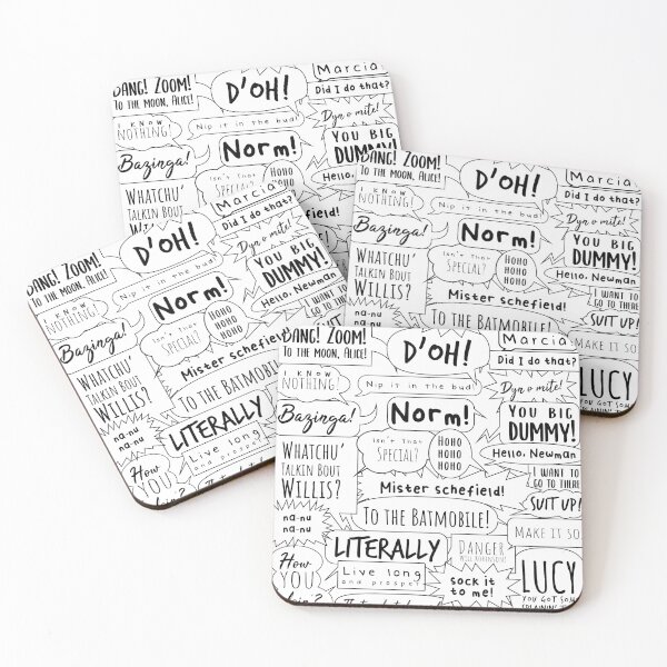 Item preview, TV Catchphrases designed and sold by lobstershorts.