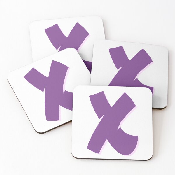 Item preview, Purple Graffiti Letter X designed and sold by LetterMom.