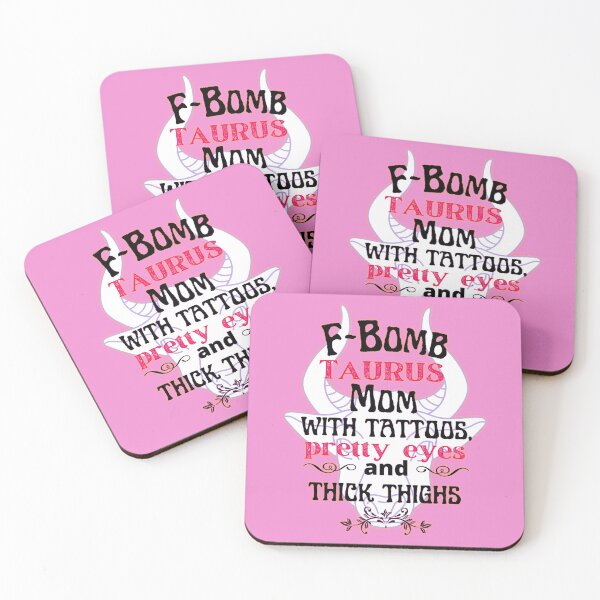 Item preview, F-Bomb Taurus Mom With Tattoos Pretty Eyes and Thick Thighs - Lovely Design designed and sold by GoPublicTeam.