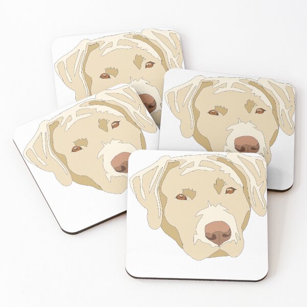 Item preview, Light yellow lab face. designed and sold by LeahcarsArt.