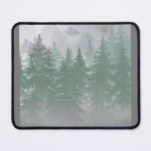 Aperçu de l'œuvre Forêt brumeuse créée et vendue par AbstractlyDelen.