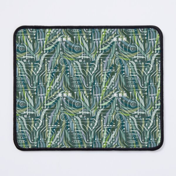 Item preview, Leafy Green PCB designed and sold by Hodgepodge Bricolage.