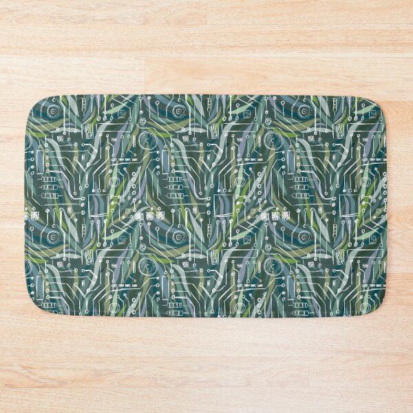 Item preview, Leafy Green PCB designed and sold by Hodgepodge Bricolage.