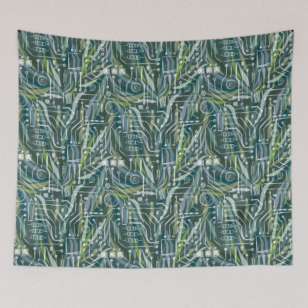 Item preview, Leafy Green PCB designed and sold by Hodgepodge Bricolage.