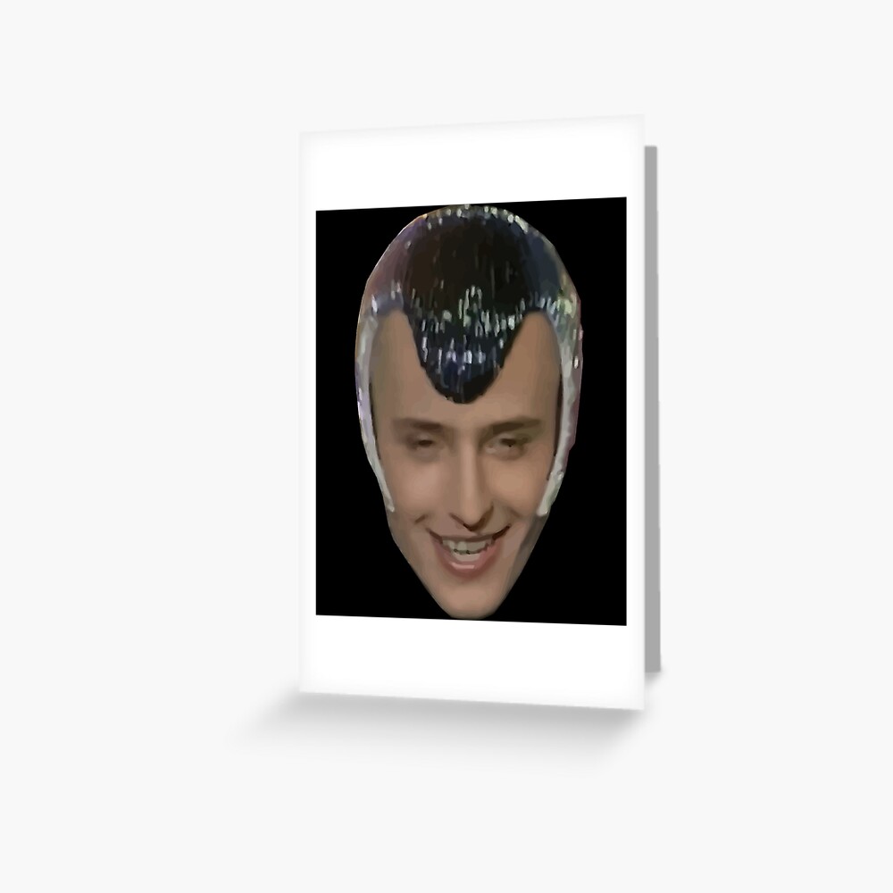"Vitas Russian Singer Smile Meme" Greeting Card by ilkasava | Redbubble