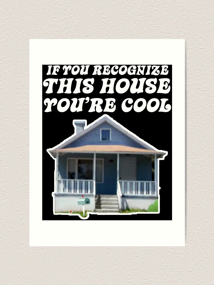 If you recognize this house you're cool - TAWOG Sticker for Sale