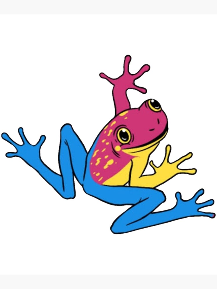 "Frog color " Poster for Sale by WilldBrush Redbubble