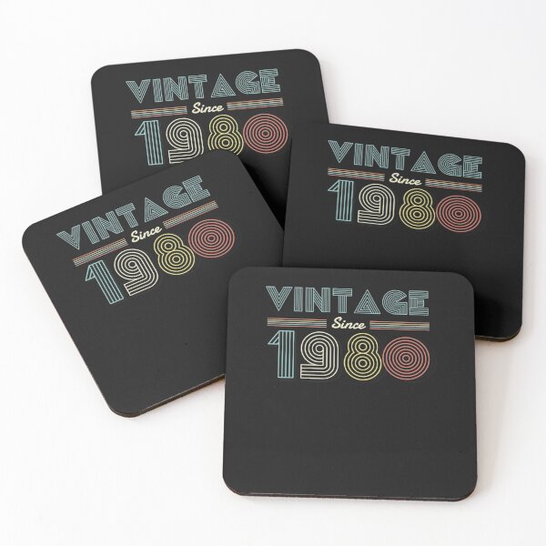 Item preview, Vintage since 1980 40th Birthday Men T-Shirt designed and sold by RoisinMcConnell.