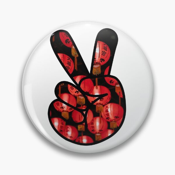 Item preview, Lantern Peace Sign Hand  designed and sold by BuzzySpaceBee.