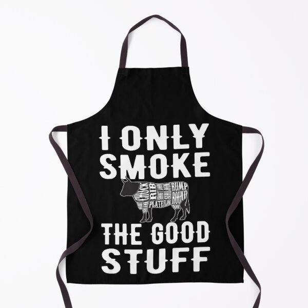 Funny Apron for Men, Grilling Apron, Dad Apron, Smoker Grill