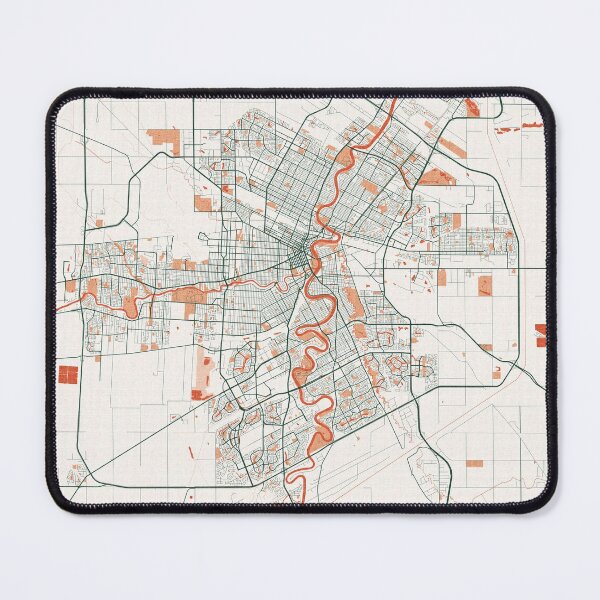 Item preview, Winnipeg City Map of Manitoba, Canada - Bohemian designed and sold by deMAP.