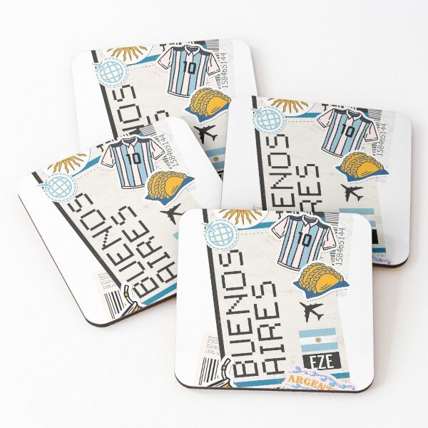 Item preview, Buenos Aires Argentina Boarding Pass Airplane Plane Ticket designed and sold by funnylifeusa.