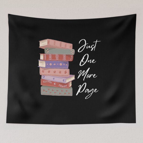 Item preview, Just One More Page Funny Book Reader Novels Bookworm designed and sold by TeesForNerds.