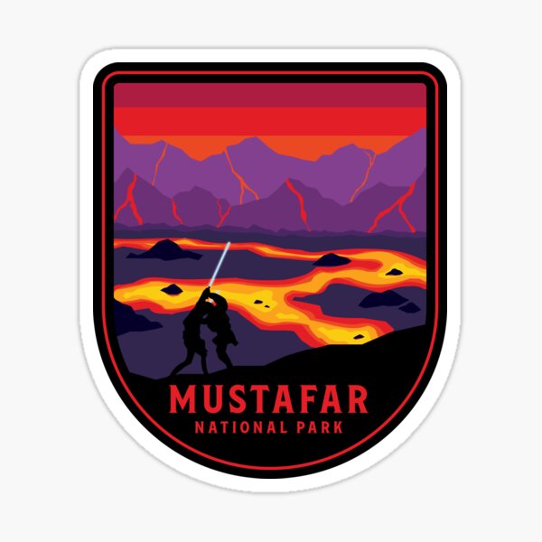 Mustafar National Park Sticker