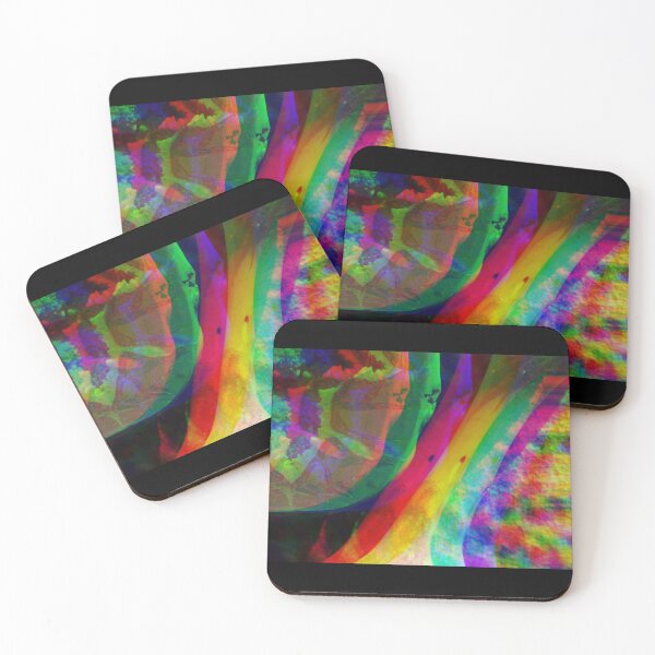 Item preview,  Rainbow Kaleidoscopic Trippy Leopard Print & Geode Design designed and sold by EarthArtDesigns.
