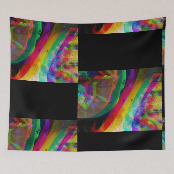 Item preview,  Rainbow Kaleidoscopic Trippy Leopard Print & Geode Design designed and sold by EarthArtDesigns.