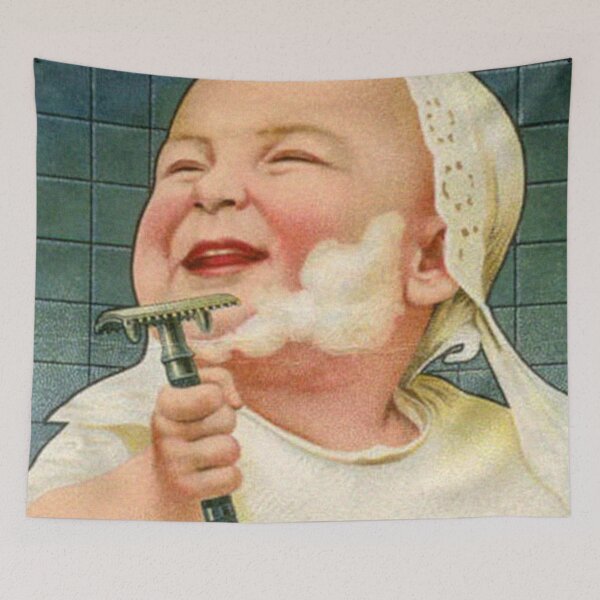 Item preview, Shaving Baby designed and sold by TheWitchsWolf.