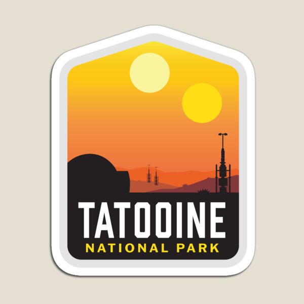 Vista previa del artículo con la obra «Parque Nacional Tatooine», diseñado y vendido por Hanneliza.