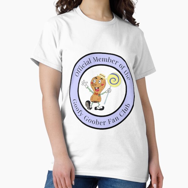 Vista previa del artículo con la obra «Insignia de miembro oficial del club de fans de Goofy Goober», diseñado y vendido por funandquirky.