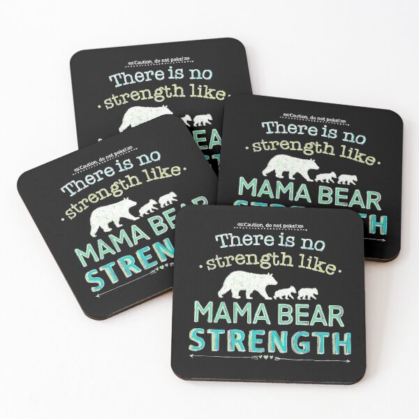 Item preview, There is no strength like mama bear strength, green designed and sold by Lillieoandco.