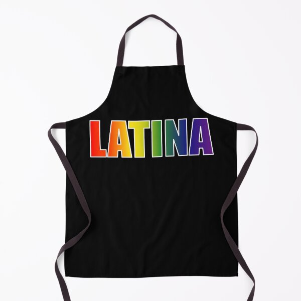 Item preview, Latina Rainbow Text Gradient LGBT Pride designed and sold by that5280lady.