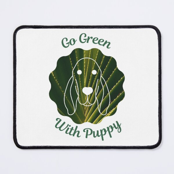 Item preview, Go Green With Puppy designed and sold by kucingmaikan.