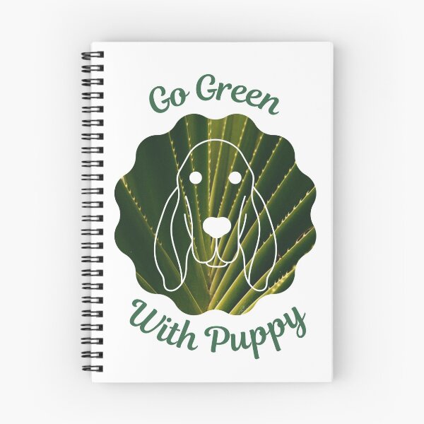 Item preview, Go Green With Puppy designed and sold by kucingmaikan.