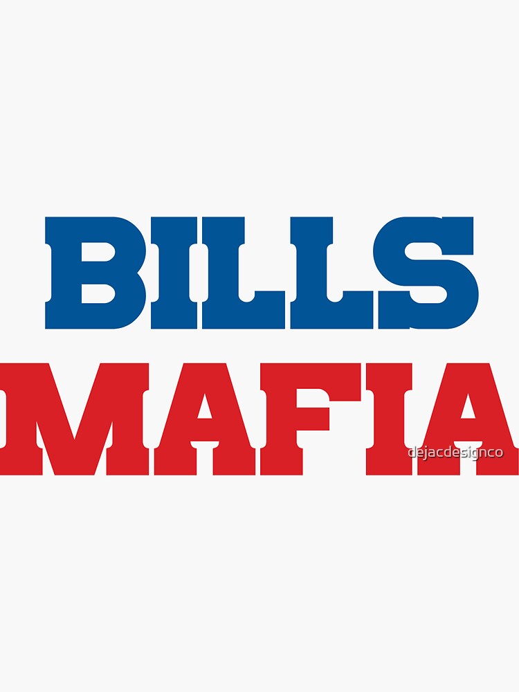 BILLS MAFIA - Buffalo AFC Champions Essential Bills Mafia Color Premium  Logo' Sticker for Sale by dejacdesignco