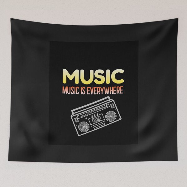 Item preview, music is everywhere designed and sold by kuikai123.