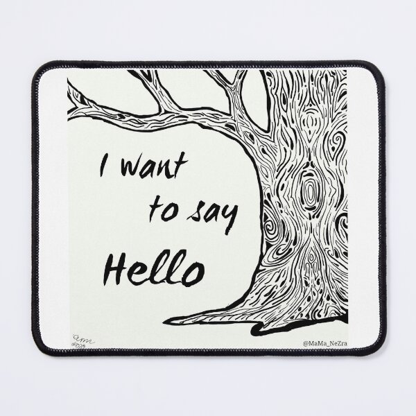 Item preview, I Want to Say Hello designed and sold by Y-F-W.
