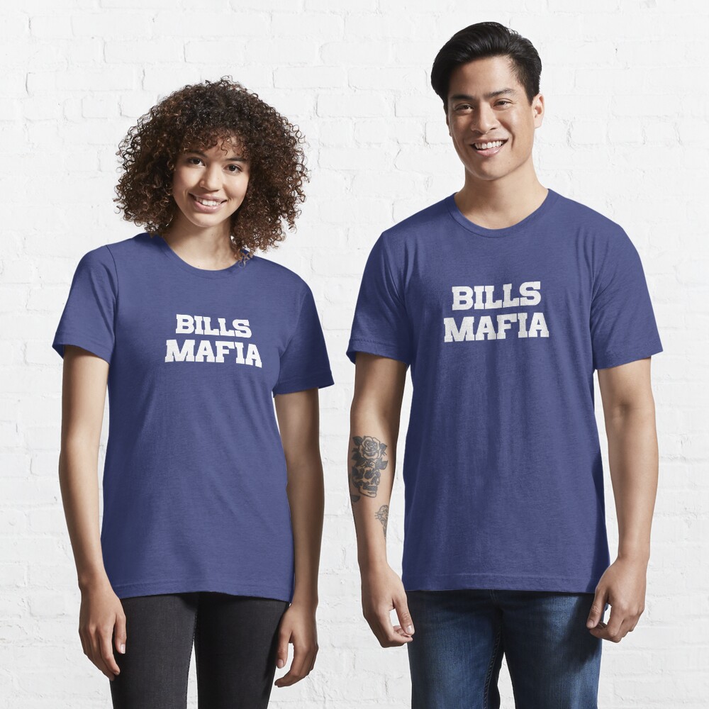 Bills Mafia Buffalo Mafia Unisex Cotton Crew Tee Heather Grey / 2XL