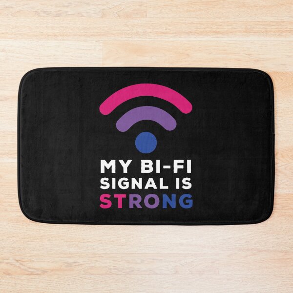 Item preview, Bisexual Flag Inspired My Bi-Fi Signal Is Strong designed and sold by skeierleber4327.