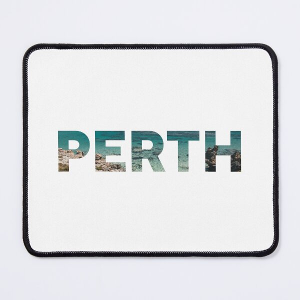 Item preview, Perth , Western Australia with Ocean Background designed and sold by sticker-vault.
