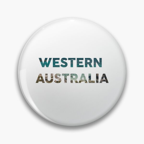 Item preview, Western Australia with Ocean Background designed and sold by sticker-vault.