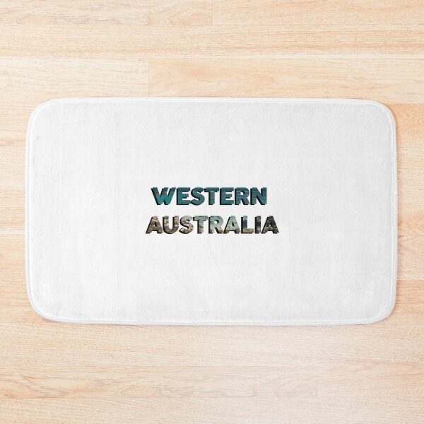 Item preview, Western Australia with Ocean Background designed and sold by sticker-vault.