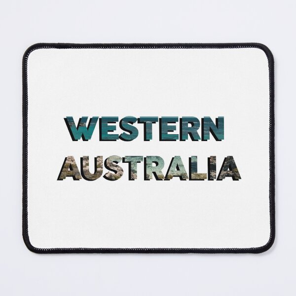 Item preview, Western Australia with Ocean Background designed and sold by sticker-vault.