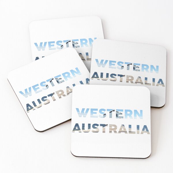 Item preview, Western Australia with Boat Shed Background designed and sold by sticker-vault.