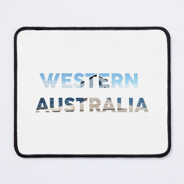 Item preview, Western Australia with Boat Shed Background designed and sold by sticker-vault.