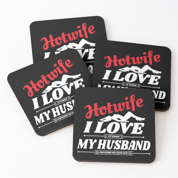 Aperçu de l'œuvre Swinger Hotwife J'aime (ça quand) mon mari (me regarde faire l'amour) Pour les couleurs sombres créée et vendue par swingersshop.
