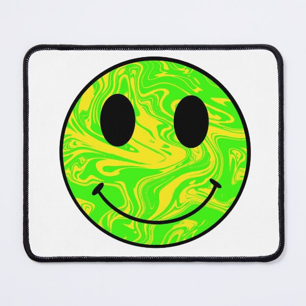 Item preview, Neon swirled smiley face designed and sold by CalliesArt.