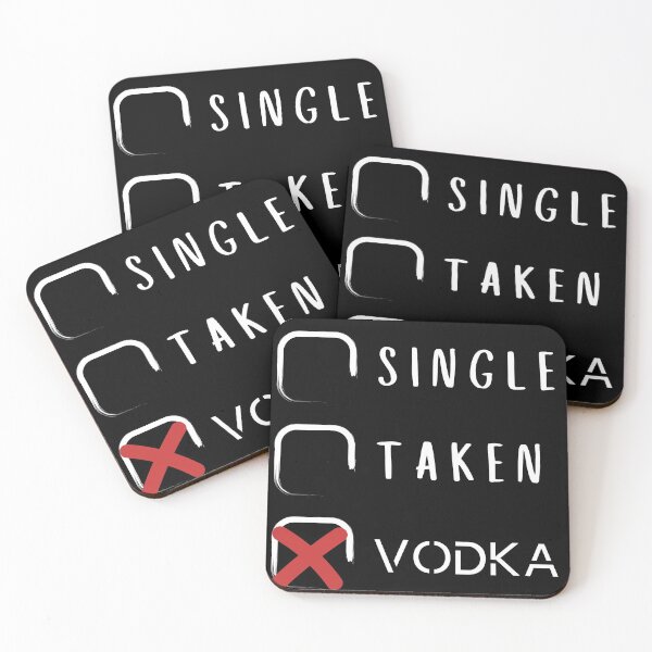 Item preview, SINGLE, TAKEN, VODKA designed and sold by PeppernCo.