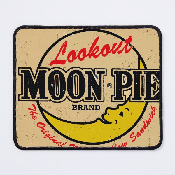 Item preview, MOON PIE VINTAGE ADVERTISEMENT SIGN TYPOGRAPHY designed and sold by Overthetopsm.