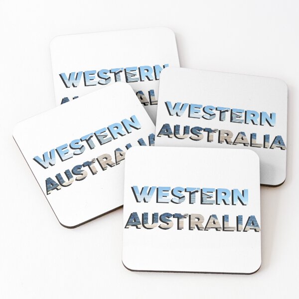 Item preview, Western Australia with Boat Shed Background designed and sold by sticker-vault.
