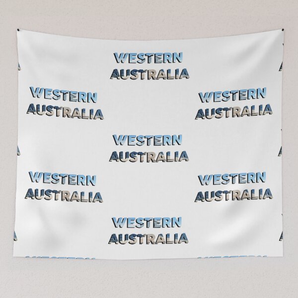 Item preview, Western Australia with Boat Shed Background designed and sold by sticker-vault.
