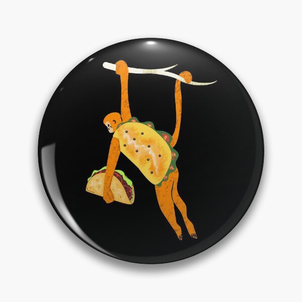 Item preview, Funny Monkey And  Lover Big Taco  designed and sold by wisamart.