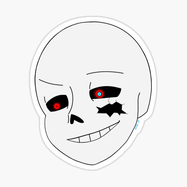 Dust Sans Sticker Sticker for Sale by MiniTheCat