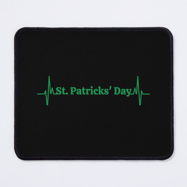 Item preview, St. Patrick's Day Heart Beat Line designed and sold by teewearstyle.