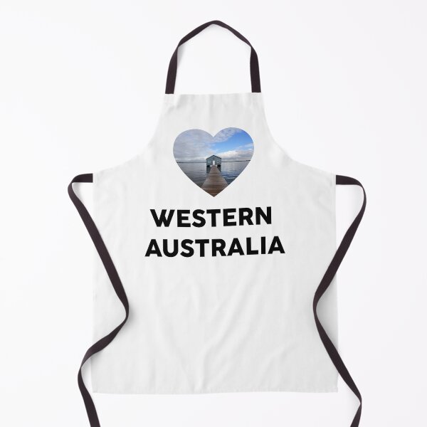 Item preview, Western Australia Heart with Boat Shed designed and sold by sticker-vault.